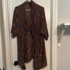 Multiples Earthy Toned Knit Cardigan